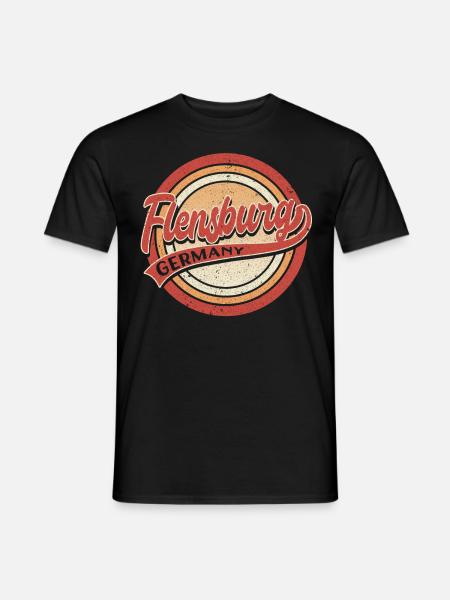 Flensburg Germany - Men's T-Shirt - black