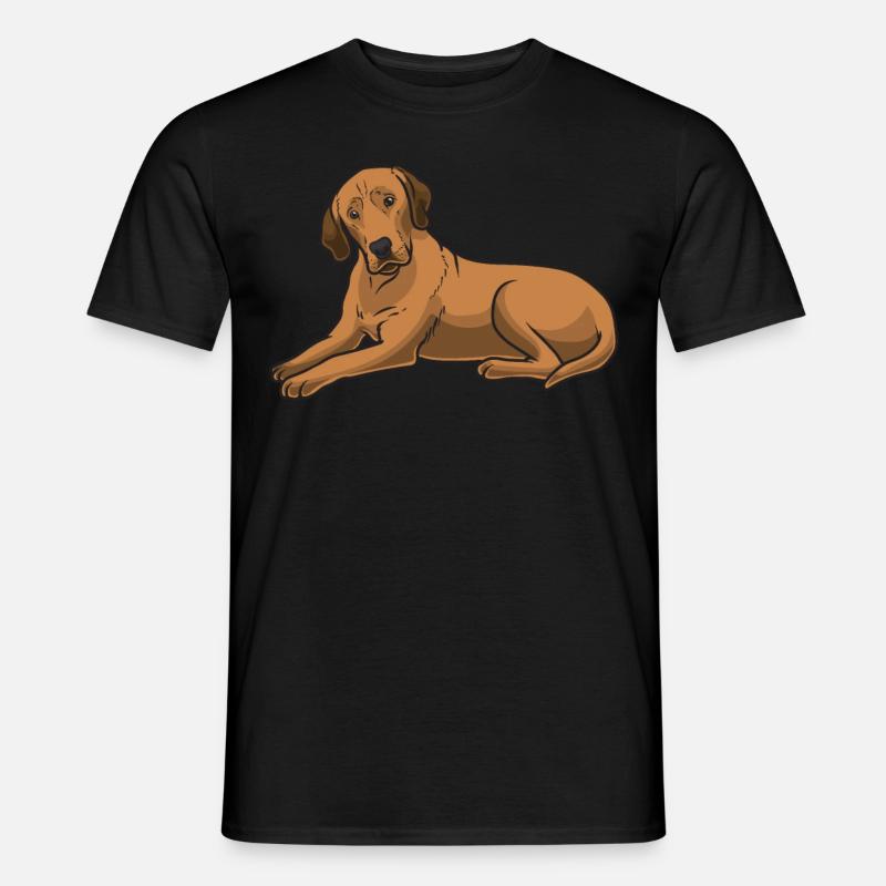 Sturer Broholmer Hund - Mænd T-shirt - sort