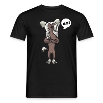 Muet de chinois - T-shirt homme - noir - Devant - AI Model Male 178 light (178cm)