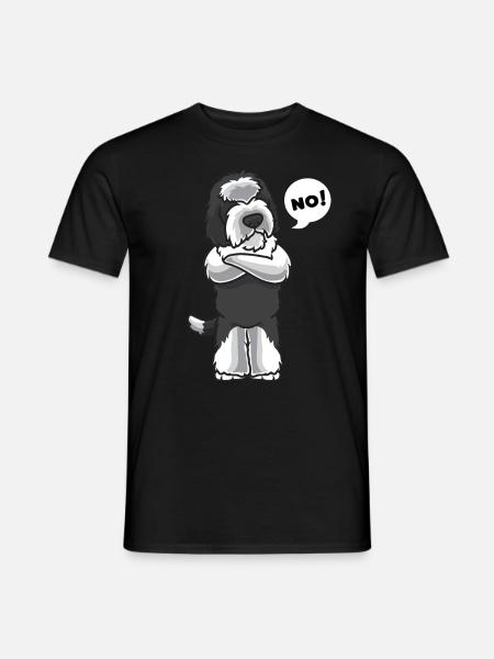Sturer Sheepadoodle Dog - Men's T-Shirt - black