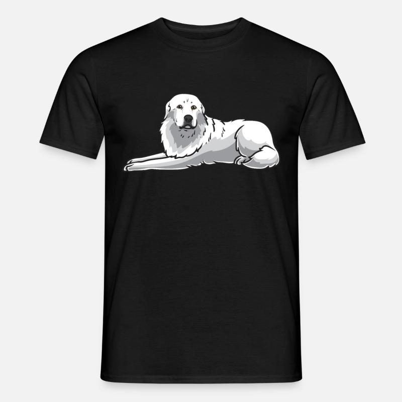 Pyrenäenberghund - Männer T-Shirt - Schwarz