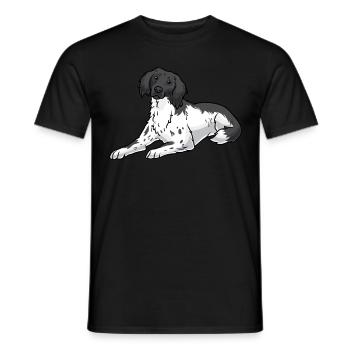 Großer Münsterländer - Men's T-Shirt - black - Front - AI Model Male 178 light (178cm)