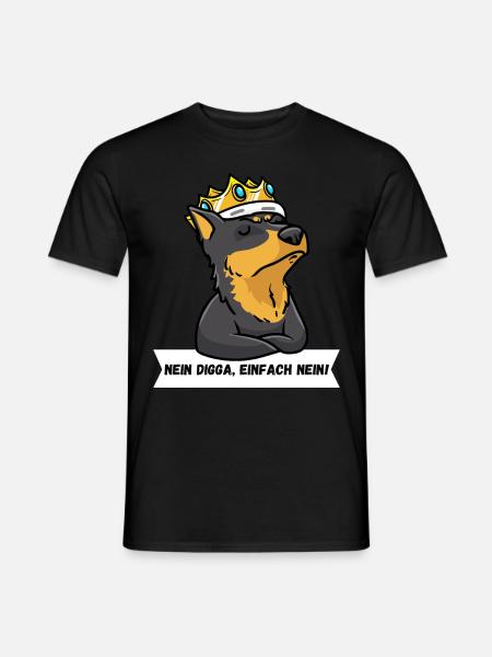 Beauceron Hund lustig Berger de Beauce - Männer T-Shirt - Schwarz