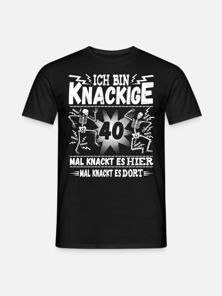 40 Geburtstag - Männer T-Shirt - Schwarz