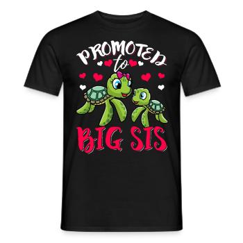 Je vais avoir une grande soeur de la grossesse cadeau - T-shirt homme - noir - Devant - AI Model Male 178 light (178cm)