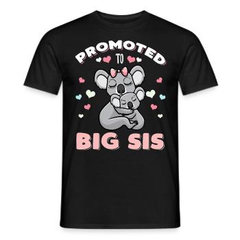 Je vais avoir une grande soeur de la grossesse cadeau - T-shirt homme - noir - Devant - AI Model Male 178 light (178cm)