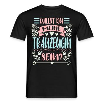 Do you want to be my maid of maid of man - Men's T-Shirt - black - Front - AI Model Male 178 light (178cm)
