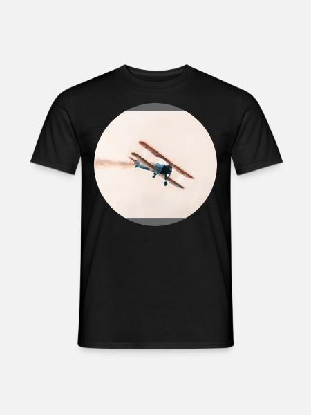 Doppeldecker - Männer T-Shirt - Schwarz