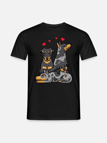 Beauceron Chiens Berger de Beauce propriétaires de chiens - T-shirt homme - noir