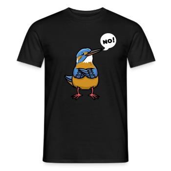Oiseau de glace muet - T-shirt homme - noir - Devant - AI Model Male 178 light (178cm)