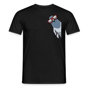 Taube Taubenzucht Taubenzüchter - Männer T-Shirt - Schwarz - Vorne - AI Model Male 178 light (178cm)