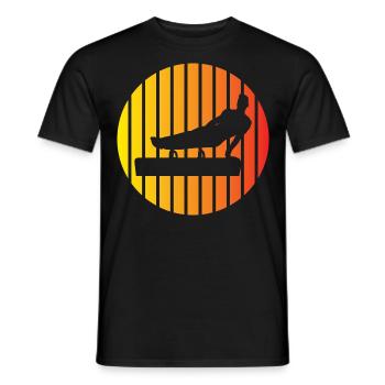 Gymnastics Gymnastics Gymnastics Gymnastics - Men's T-Shirt - black - Front - AI Model Male 178 light (178cm)