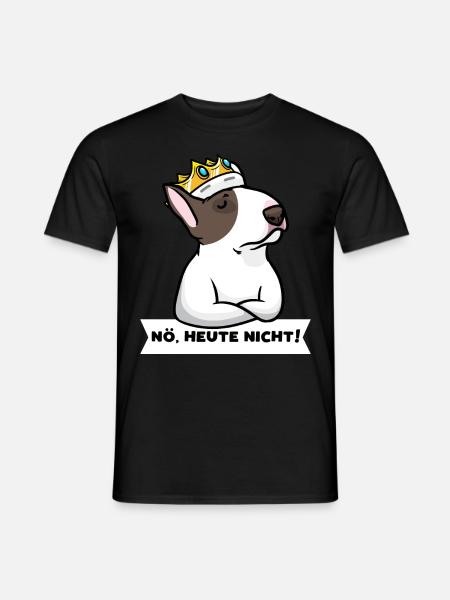 Sturer Miniatur Bullterrier Hund - Männer T-Shirt - Schwarz