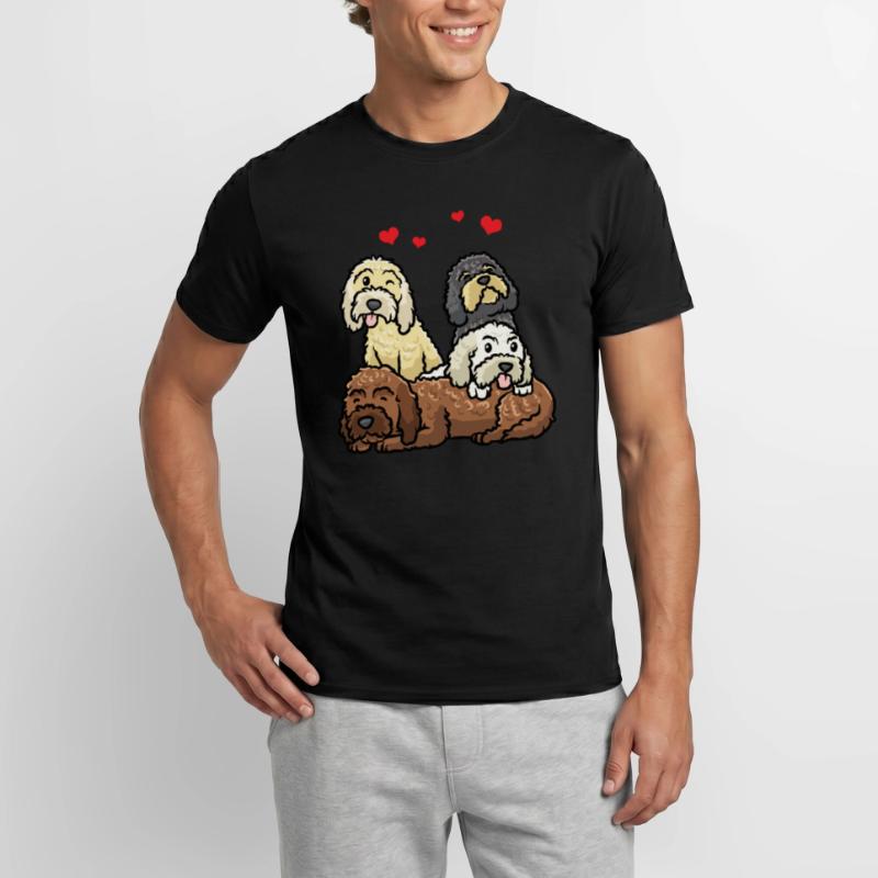 Cockapoo Hund Cockerpoo Männer T-Shirt