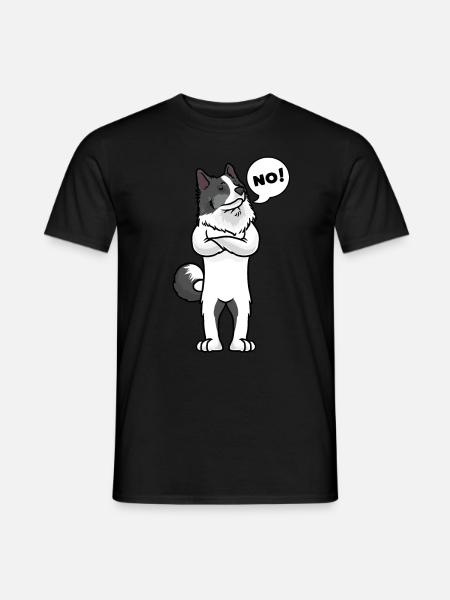 Sturer Yakutskaya Laika Chien - T-shirt homme - noir