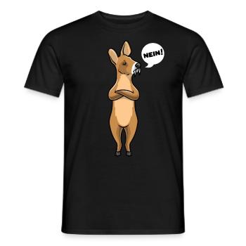 Wasserreh lustige Tiere - Männer T-Shirt - Schwarz - Vorne - AI Model Male 178 light (178cm)