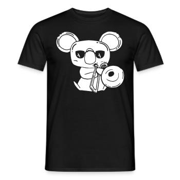 Tromboniste Joueur de Trombone Koala avec Trombone Enfants - T-shirt homme - noir - Devant - AI Model Male 178 light (178cm)