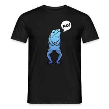 Tree climbing frog poison dart frog frog - Men's T-Shirt - black - Front - AI Model Male 178 light (178cm)