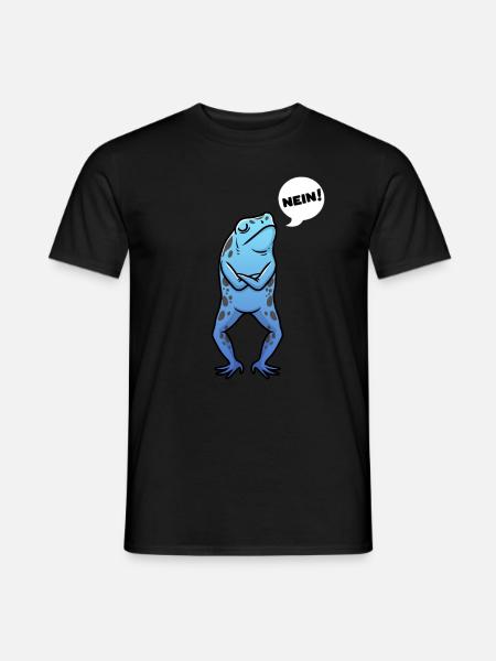 Baumsteigerfrosch Pfeilgiftfrosch Frosch Lustig - Männer T-Shirt - Schwarz