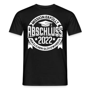 Schulabschluss Abschluss 2022 - Männer T-Shirt - Schwarz - Vorne - AI Model Male 178 light (178cm)