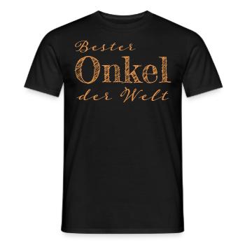 Onkel Familie Geschenk Geschenkidee - Männer T-Shirt - Schwarz - Vorne - AI Model Male 178 light (178cm)