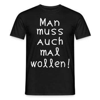 Hören Sie nie auf - Motivation Spruch - Männer T-Shirt - Schwarz - Vorne - AI Model Male 178 light (178cm)