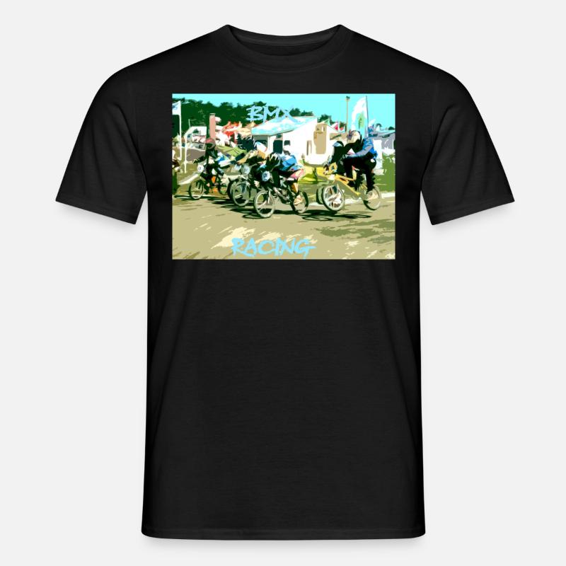 BMX - Männer T-Shirt - Schwarz