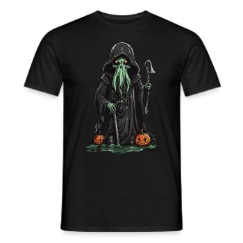 The Tentacle Magician Halloween Horror Special - Men's T-Shirt - black - Front - AI Model Male 178 light (178cm)
