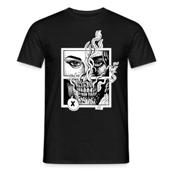 Stranger end - Men's T-Shirt - black - Front - AI Model Male 178 light (178cm)