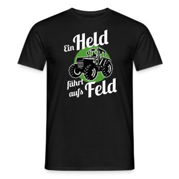 Trekker Traktor landwirt - Männer T-Shirt - Schwarz - Vorne - AI Model Male 178 light (178cm)