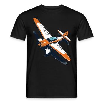 Maquette D’avion Pilote Avion Avion Hobby Design - T-shirt homme - noir - Devant - AI Model Male 178 light (178cm)