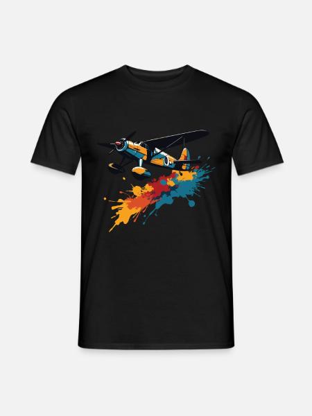 Maquette Avion Pilote Avion Hobby Passion - T-shirt homme - noir