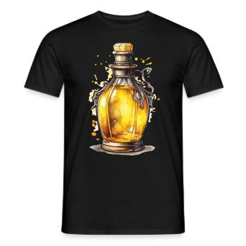 Potion Magique Esthétique Gamer Design Streetwear - T-shirt homme - noir - Devant - AI Model Male 178 light (178cm)