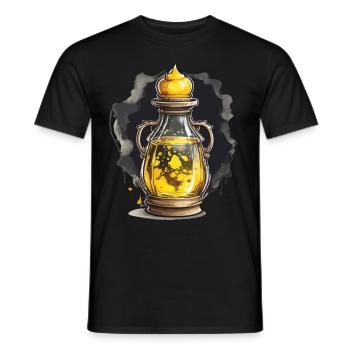 Esthétique Potion Magique Gaming Design Iconique - T-shirt homme - noir - Devant - AI Model Male 178 light (178cm)