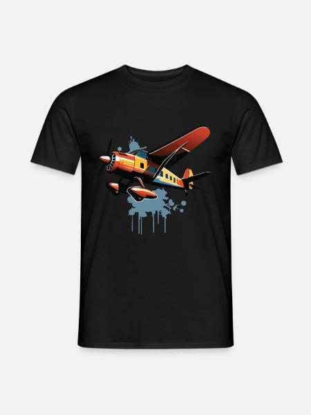 Modellflugzeug Pilot Flugzeug Hobby Design - Männer T-Shirt - Schwarz