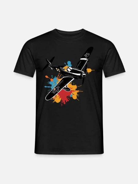 Modellflugzeug Pilot Flugzeug Hobby Design - Männer T-Shirt - Schwarz