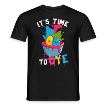 Lustiger Spruch Bunt Ei Farben Zu Ostern Künstler - Männer T-Shirt - Schwarz - Vorne - AI Model Male 178 light (178cm)