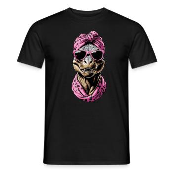 Drôle Dinosaure Maman Cool Dino Femme Style - T-shirt homme - noir - Devant - AI Model Male 178 light (178cm)