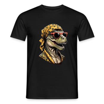 Lustige Dinosaurier Mutter Coole Dino Frau Style - Männer T-Shirt - Schwarz - Vorne - AI Model Male 178 light (178cm)