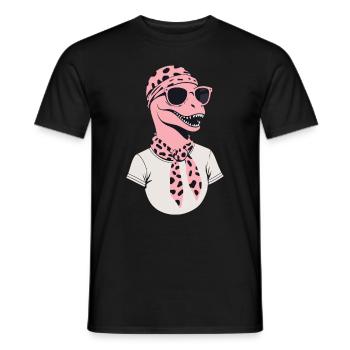 Drôle Dinosaure Maman Cool Dino Femme - T-shirt homme - noir - Devant - AI Model Male 178 light (178cm)