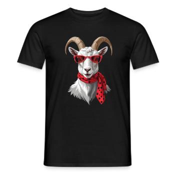Maman chèvre drôle parfaite pour la fête des mères - T-shirt homme - noir - Devant - AI Model Male 178 light (178cm)