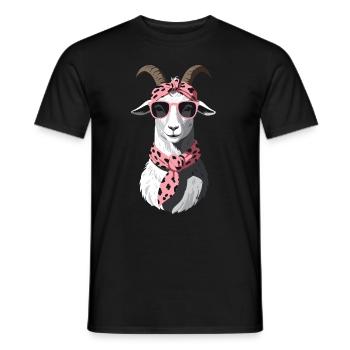Lustige Mama Ziege Perfekt Zum Muttertag - Männer T-Shirt - Schwarz - Vorne - AI Model Male 178 light (178cm)
