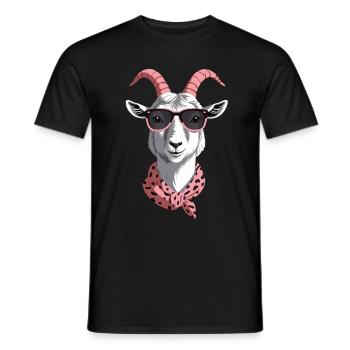 Lustige Mama Ziege Perfekt Zum Muttertag - Männer T-Shirt - Schwarz - Vorne - AI Model Male 178 light (178cm)