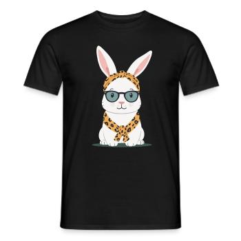 Mommy Bunny Cute Bunny Mom Cute Easter Bunny - Men's T-Shirt - black - Front - AI Model Male 178 light (178cm)