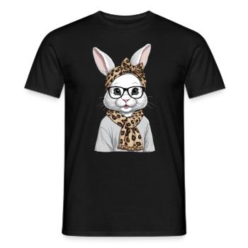 Mommy Bunny Cute Bunny Mom Cute Easter Bunny - Men's T-Shirt - black - Front - AI Model Male 178 light (178cm)