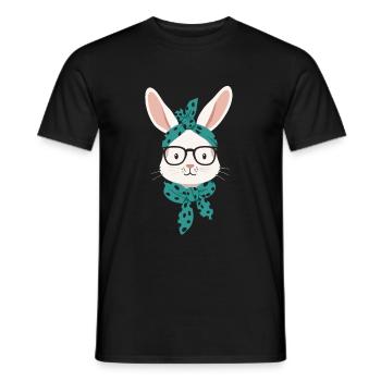 Mommy Bunny Cute Bunny Mom Cute Easter Bunny - Men's T-Shirt - black - Front - AI Model Male 178 light (178cm)
