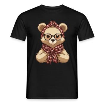 Lustiger Mama Bär Mutter Bärin Bärenliebhaber - Männer T-Shirt - Schwarz - Vorne - AI Model Male 178 light (178cm)