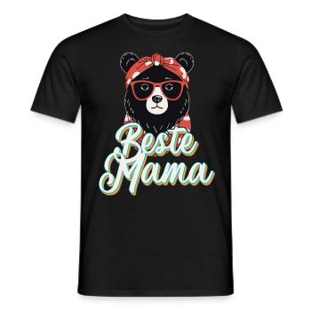Best Mom Mother's Day Great Funny Mom Design - Men's T-Shirt - black - Front - AI Model Male 178 light (178cm)