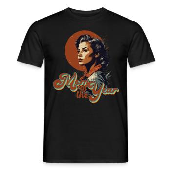 Mère de l’année Fière du meilleur design de maman - T-shirt homme - noir - Devant - AI Model Male 178 light (178cm)