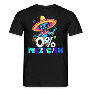 Lustiger Fiesta Spruch Kein Mexikaner Feiern - Männer T-Shirt - Schwarz - Vorne - AI Model Male 178 light (178cm)